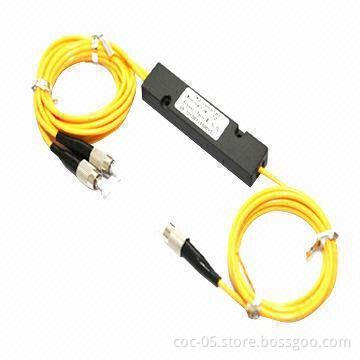 Fused/Fiber Splitter, 1 x 2, with Broad Working Bandwidth